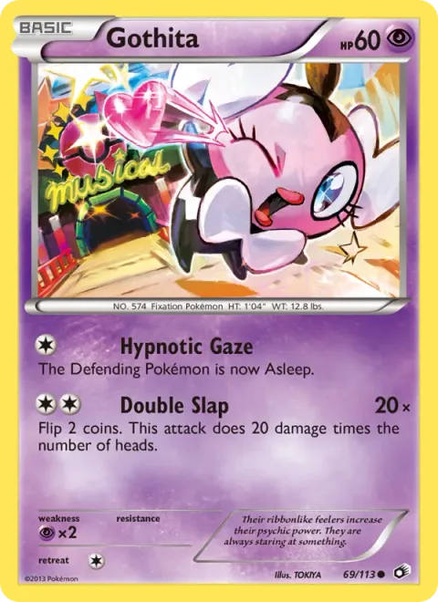 Gothita, card 69 from Legendary Treasures