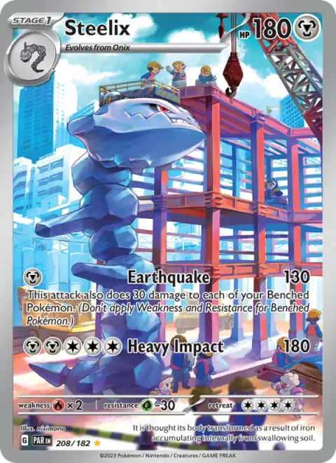 Steelix, card 208 from Paradox Rift