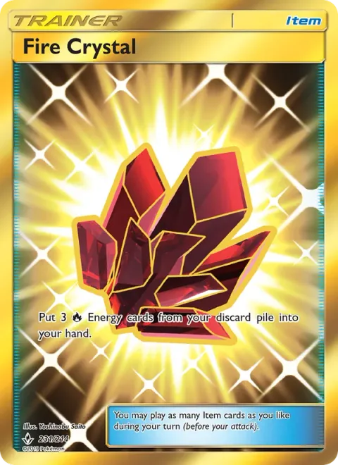 Fire Crystal, card 231 from Unbroken Bonds