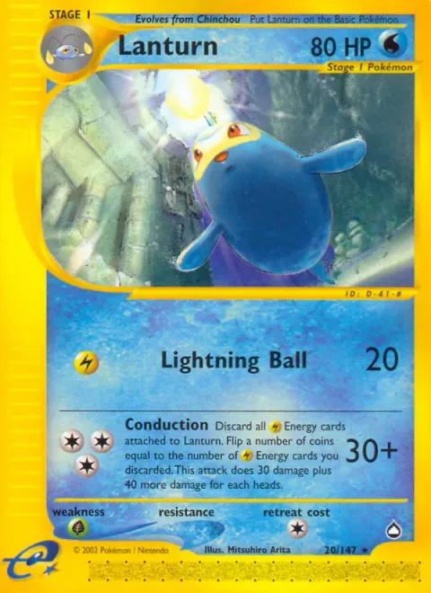 Lanturn, carte 20 de Aquapolis