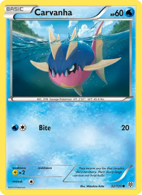 Carvanha, carte 32 de Plasma Storm