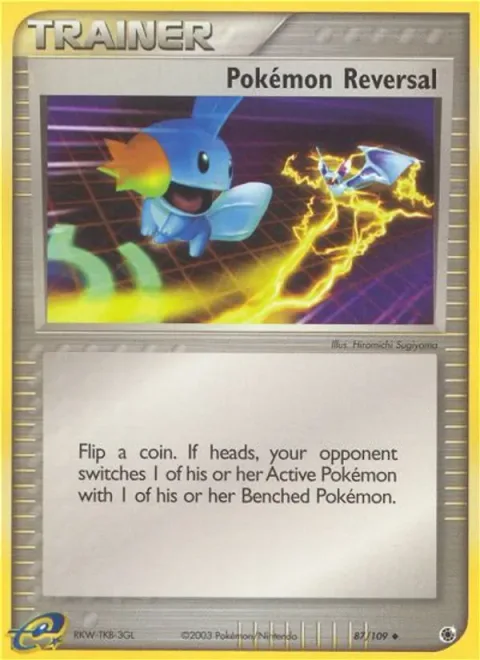 Pokémon Reversal, card 87 from Ruby & Sapphire