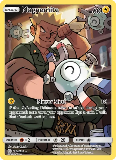 Magnemite, carte 242 de Cosmic Eclipse