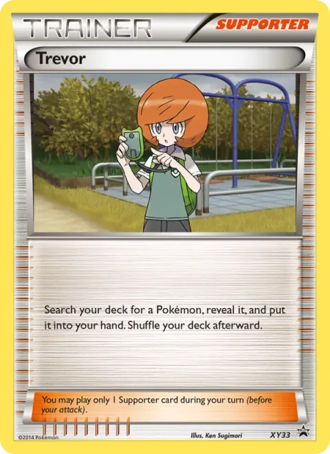 Trevor, carte XY33 de XY Black Star Promos