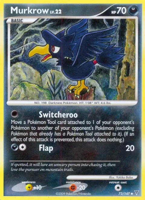 Murkrow, card 72 from Supreme Victors