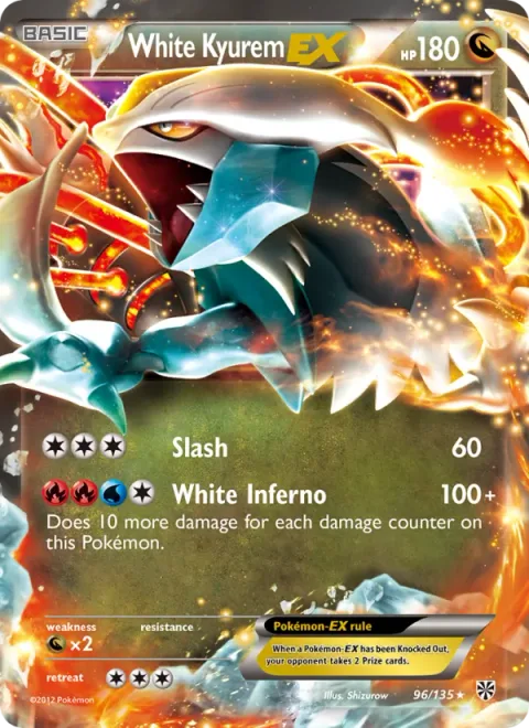 White Kyurem-EX, carte 96 de Plasma Storm