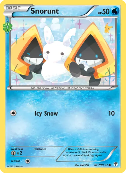 Snorunt, carte RC7 de Generations