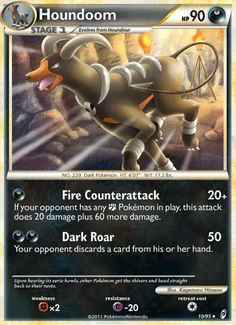 Houndoom, carte 10 de Call of Legends