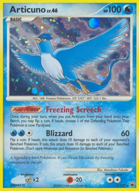 Articuno, carte 1 de Majestic Dawn