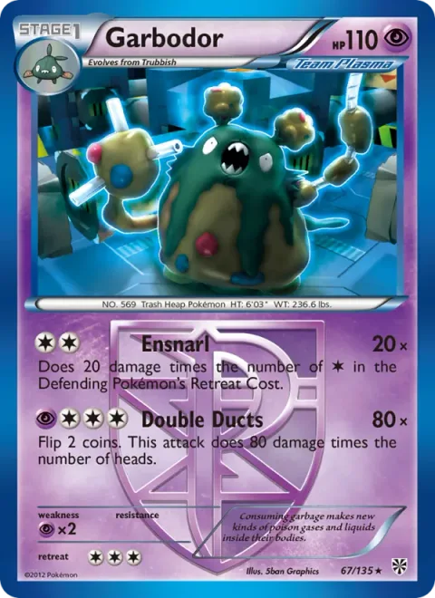 Garbodor, carte 67 de Plasma Storm
