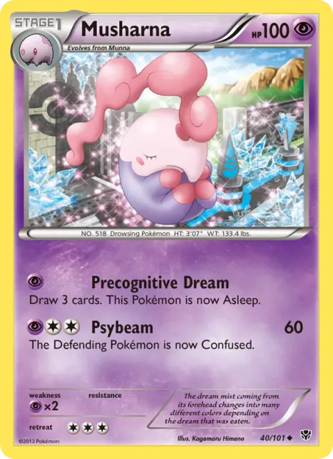 Musharna, card 40 from Plasma Blast