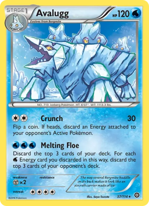 Avalugg, card 37 from Steam Siege
