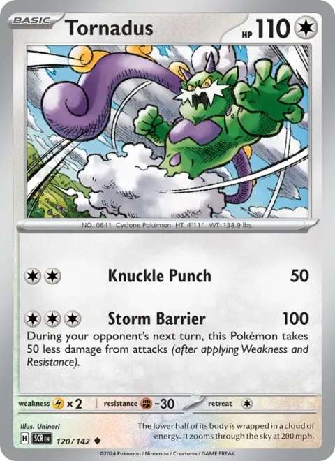 Tornadus, card 120 from Stellar Crown