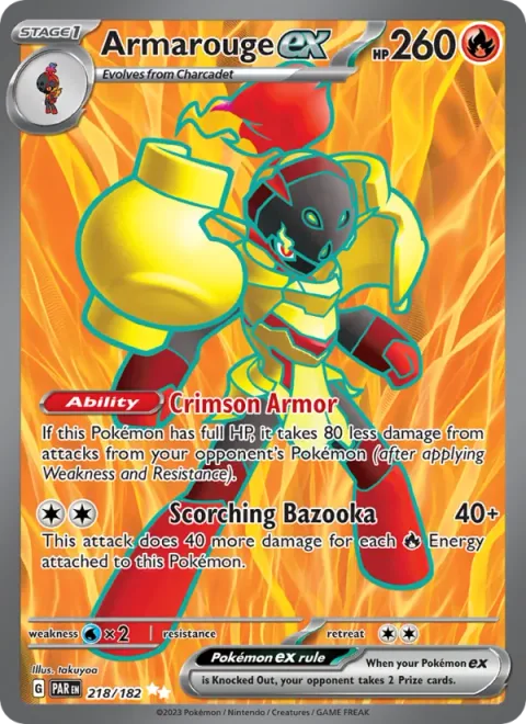 Armarouge ex, carte 218 de Paradox Rift