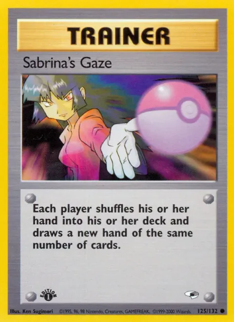Sabrina's Gaze, carte 125 de Gym Heroes