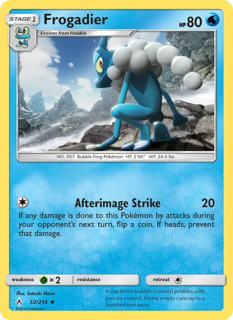 Frogadier, carte 52 de Unbroken Bonds