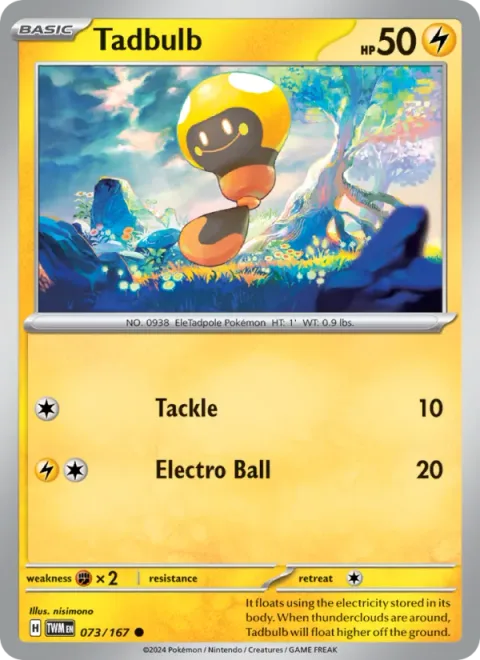 Tadbulb, card 073 from Twilight Masquerade