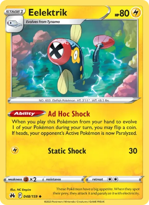 Eelektrik, card 048 from Crown Zenith