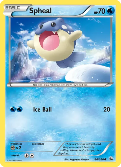 Spheal, card 46 from Primal Clash
