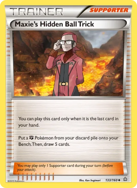 Maxie's Hidden Ball Trick, card 133 from Primal Clash