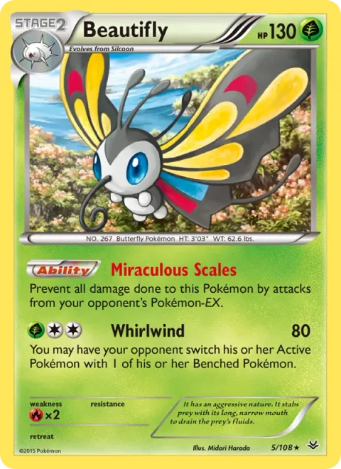 Beautifly, carte 5 de Roaring Skies