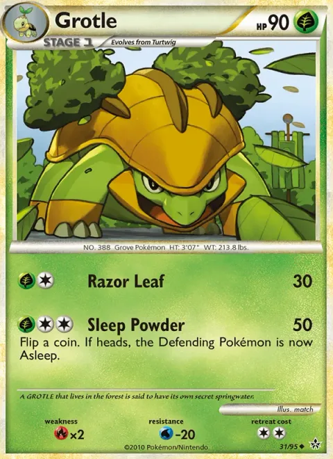 Grotle, carte 31 de Unleashed