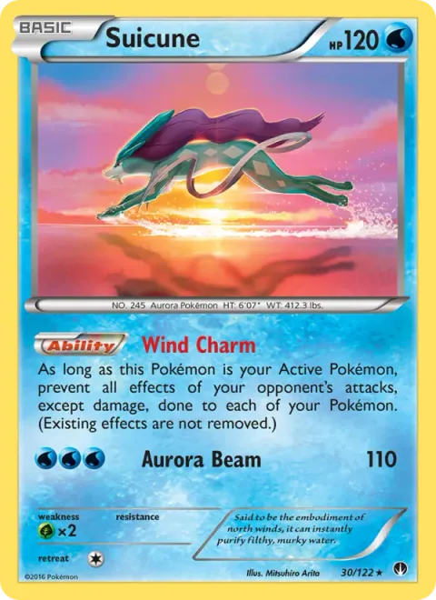 Suicune, carte 30 de BREAKpoint