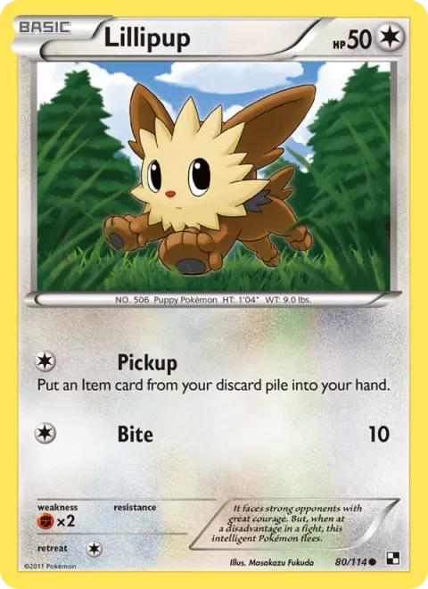 Lillipup, carte 80 de Black & White