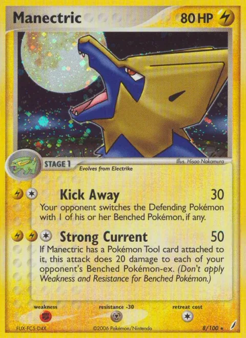 Manectric, carte 8 de Crystal Guardians