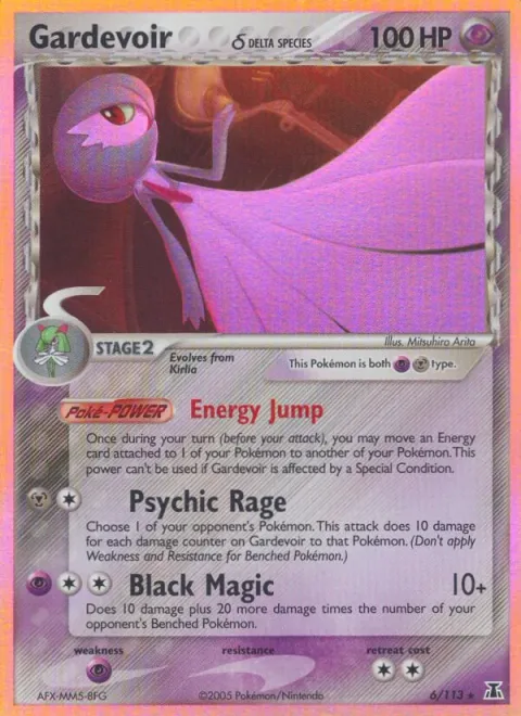 Gardevoir δ, card 6 from Delta Species