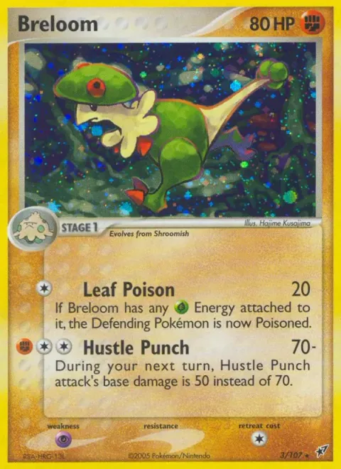 Breloom, card 3 from Deoxys