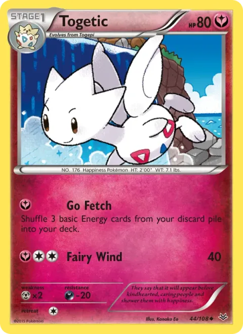 Togetic, card 44 from Roaring Skies