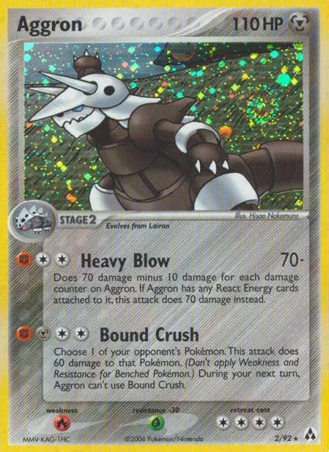 Aggron, card 2 from Legend Maker
