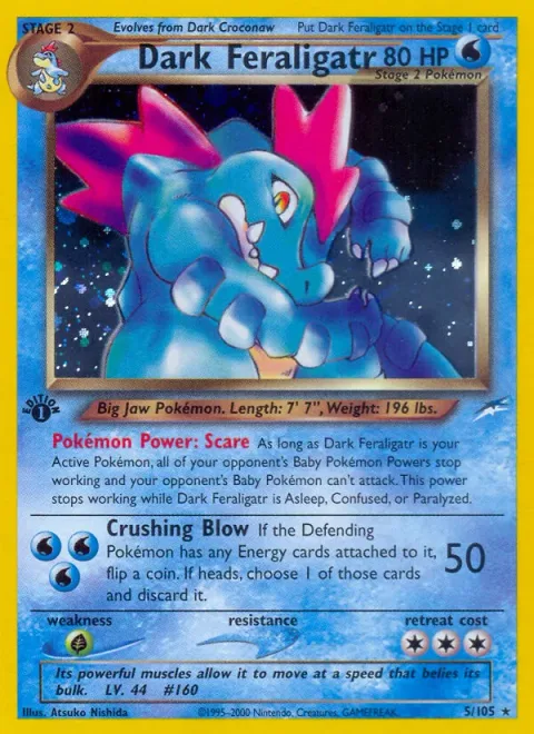 Dark Feraligatr, carte 5 de Neo Destiny