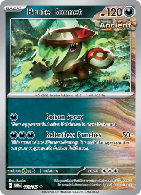 Brute Bonnet, card 118 from Twilight Masquerade