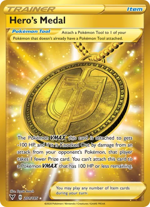 Hero's Medal, card 201 from Vivid Voltage