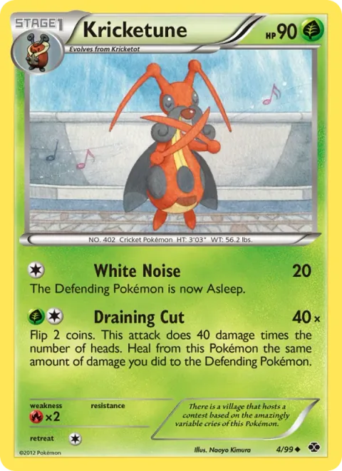 Kricketune, card 4 from Next Destinies