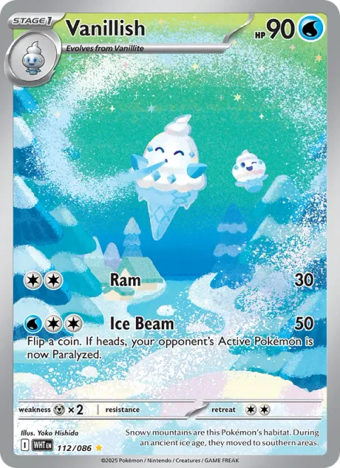 Vanillish, card 112 from White Flare