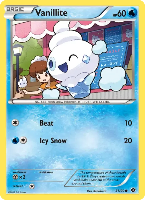 Vanillite, carte 31 de Next Destinies