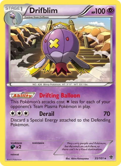 Drifblim, carte 35 de Plasma Blast