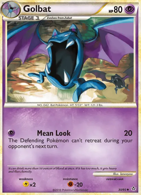 Golbat, carte 30 de Unleashed