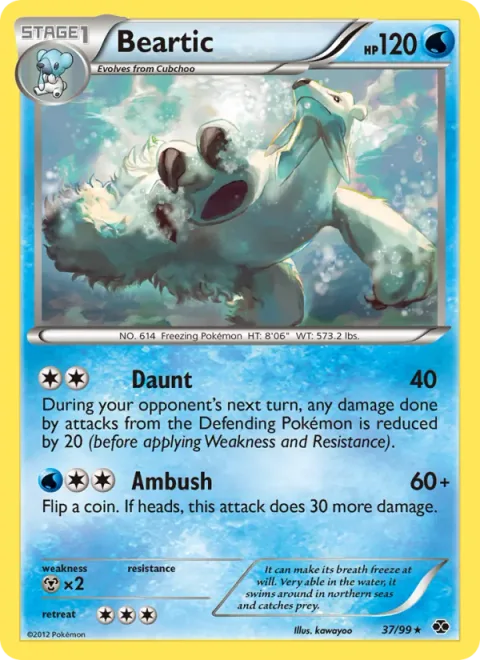 Beartic, card 37 from Next Destinies