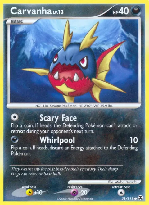 Carvanha, card 58 from Rising Rivals