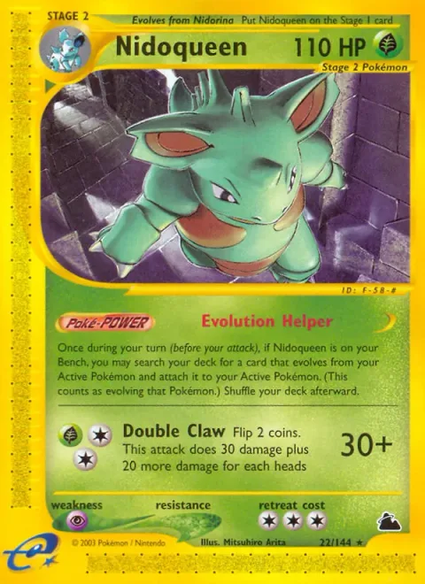 Nidoqueen, card 22 from Skyridge