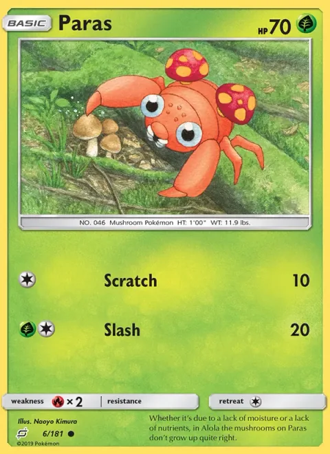 Paras, carte 6 de Team Up