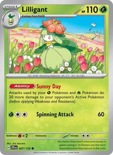 Lilligant, card 007 from Journey Together