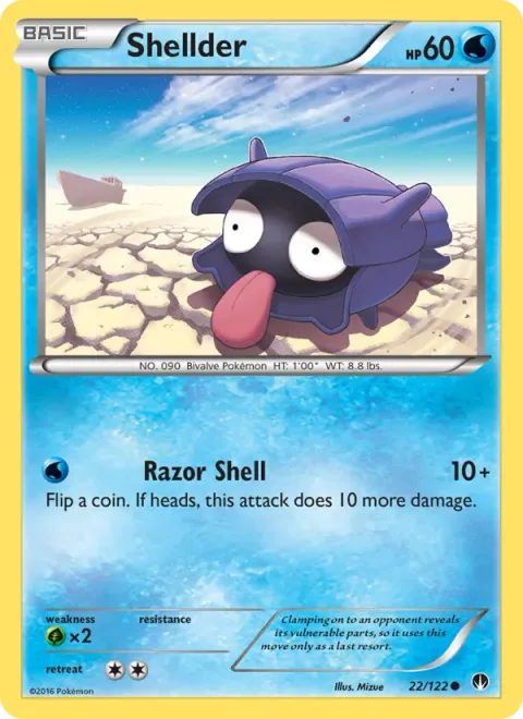 Shellder, card 22 from BREAKpoint