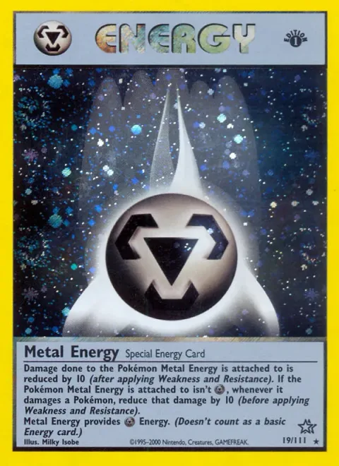 Metal Energy, card 19 from Neo Genesis