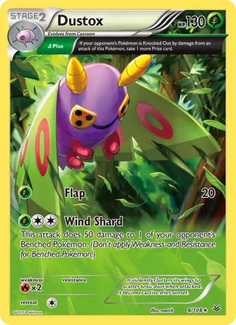 Dustox, card 8 from Roaring Skies