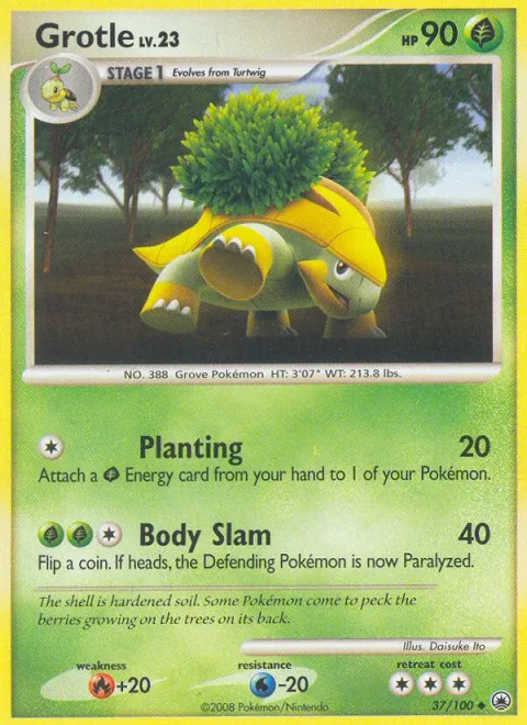 Grotle, card 37 from Majestic Dawn